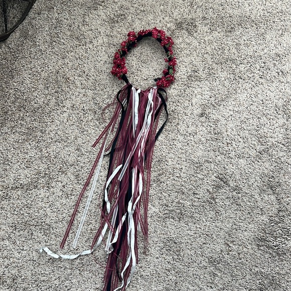 Renaissance costume dress with head piece - Picture 4 of 5